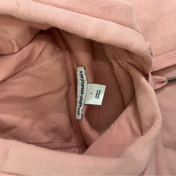 Amazon Essentials Blush Pink Hoodie - Picture 3 of 3